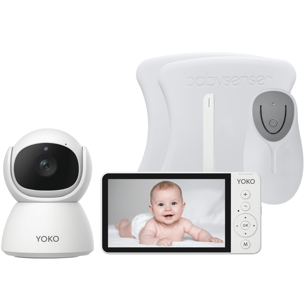 YOKO DREAM Strażnik oddechu:  Niania YOKO X5  + Monitor oddechu Babysense 8 nowej generacji (Wyrób medyczny) ML_18