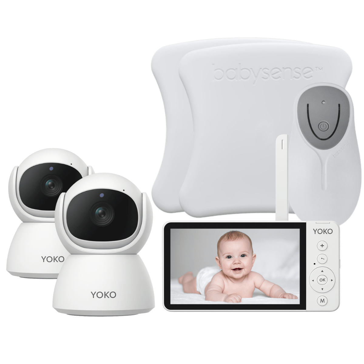 YOKO DREAM Strażnik oddechu:  Elektroniczna niania YOKO X5™DUO + Monitor oddechu Babysense 8 nowej generacji (Wyrób medyczny) ML_22