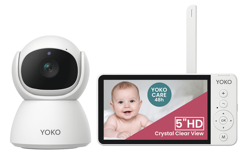 Elektroniczna niania YOKO X5  + Monitor oddechu Babysense 8 nowej generacji (Wyrób medyczny)