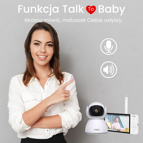Niania YOKO X5 + Usypiacz dla niemowląt 3w1
