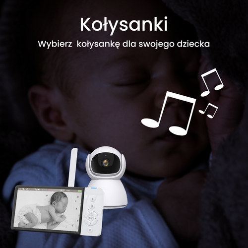 Elektroniczna niania YOKO X5 z dużym 5" ekranem HD