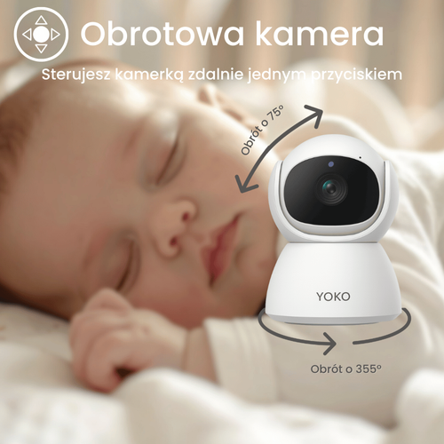 YOKO DREAM Strażnik oddechu:  Elektroniczna niania YOKO X5™DUO + Monitor oddechu Babysense 8 nowej generacji (Wyrób medyczny)